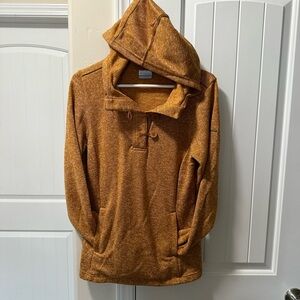 Columbia Darling Days Fleece Pullover Hoodie Women’s M 1/4 Button‎ RN69724